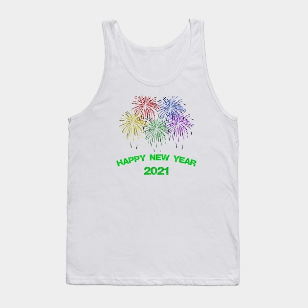 Happy New Year 2021 !! Tank Top by Hamady6060